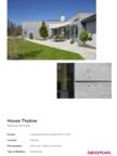 Project Sheet House Thyboe