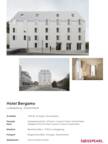 Project Sheet Hotel Bergamo