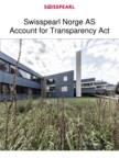 Swisspearl Norge AS Account For Transparency Act 2023