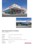 Project Sheet Spar Supermarket in Kobenz