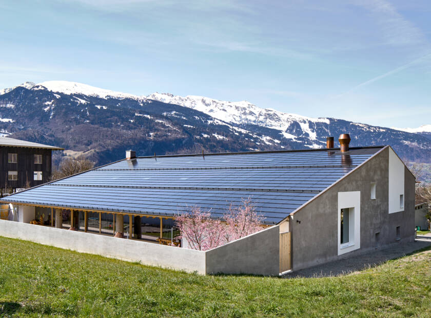 Energieeffiziente Sanierung und Erweiterung Mehrzweckhalle, Fläsch, CH